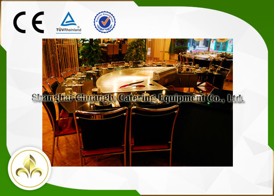 কেনা আবেশন / বৈদ্যুতিক Teppanyaki টেবিল হিবাচি বায়ুচলাচল সিস্টেম সহ জাপানি গ্রিল online manufacture