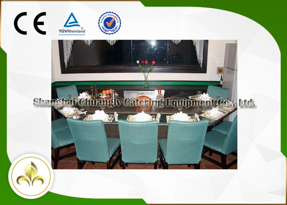 কেনা Fume Precipitator জাপানি Teppanyaki গ্রিল সরঞ্জাম কাস্টমাইজড এগারো আসন online manufacture