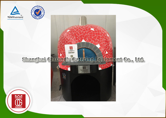 কেনা রাউন্ড হাউসহোল্ড / কমার্শিয়াল উড ফায়ারড পিজা ওভেন প্রফেশনাল P1-6-2 অনলাইনে উৎপাদন
