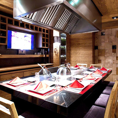 কেনা 10 আসন মার্বেল কাউন্টারটপ আনয়ন জাপানি Teppanyaki গ্রিল টেবিল online manufacture