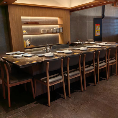 কেনা আয়তক্ষেত্রাকার বৈদ্যুতিক Teppanyaki গ্রিল টেবিল বাণিজ্যিক রান্নাঘর মেশিন online manufacture