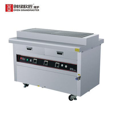 কেনা রেস্তোরাঁর জন্য 15kw বৈদ্যুতিক BBQ চিকেন গ্রিল মেশিন online manufacture