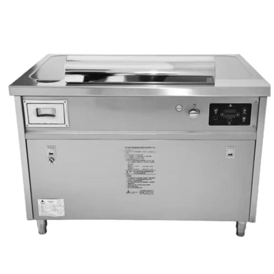 কেনা রেটানগুলার স্টেইনলেস স্টীল জাপানি Teppanyaki গ্রিল টেবিল গ্রিডলে নির্মিত online manufacture