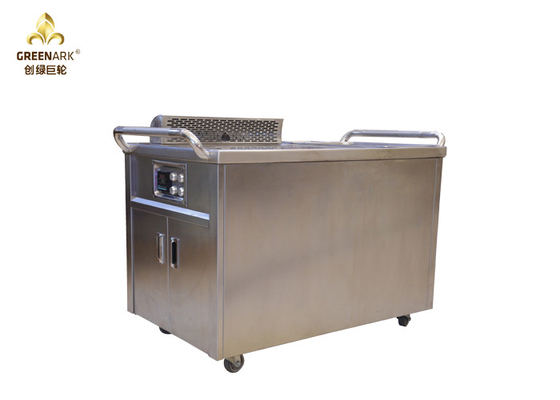 কেনা মাল্টিফাংশন মোবাইল Teppanyaki টেবিল গ্রিল স্টেইনলেস স্টীল আনয়ন online manufacture