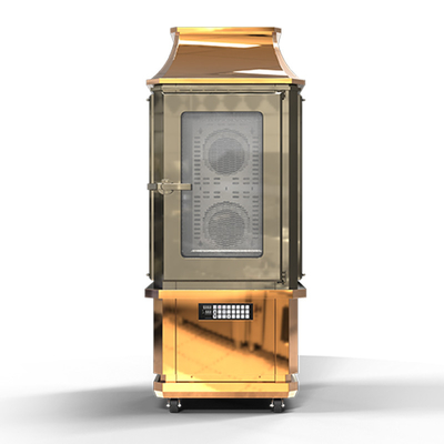 কেনা গরম-বাতাস ভেড়ার মাংস গ্রিল মেশিন ১৭ কিলোওয়াট কাঁচের দরজা সহ অনলাইনে উৎপাদন