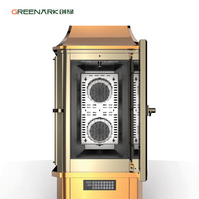 কেনা সিই আইএসও সার্টিফিকেশন সহ চিকেন হাঁস মেষ শূকর রোস্টিংয়ের জন্য পেশাদার 500L বাণিজ্যিক গরম বায়ু সঞ্চালন চুলা অনলাইনে উৎপাদন