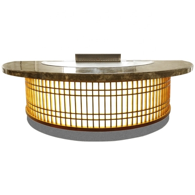 কেনা Stainless Steel Teppanyaki Grill Table 8000W 1300x1000mm অনলাইনে উৎপাদন