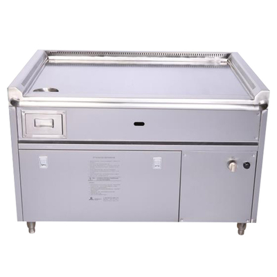 কেনা Commercial Teppanyaki Grill Table 1200mm-2400mm Stainless Steel 304 অনলাইনে উৎপাদন