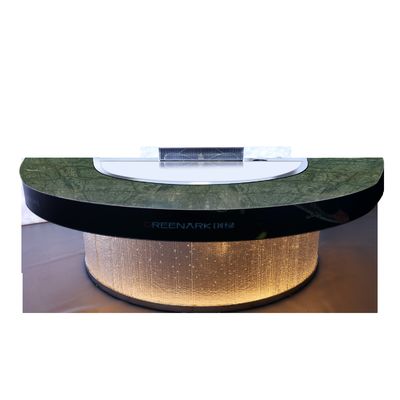 কেনা Custom Teppanyaki Grill Table 1300x1000mm 8000W Electric/Gas অনলাইনে উৎপাদন