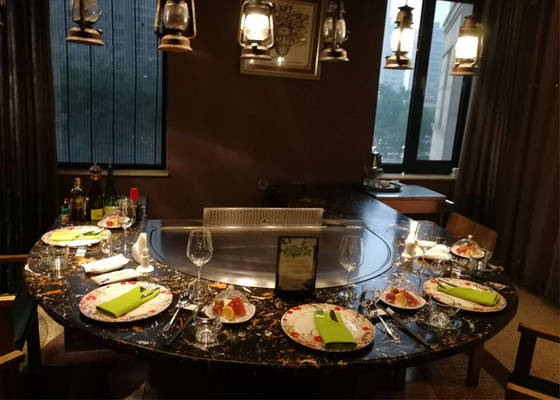 কেনা ইলেক্ট্রোস্ট্যাটিক ফিউম পিউরিফায়ার 8KW সহ অ্যালয় স্টিল জাপানি টেপানিয়াকি গ্রিল অনলাইনে উৎপাদন