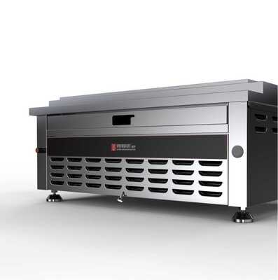 কেনা স্টেইনলেস স্টিল স্মোকলেস ইলেকট্রিক বারবিকিউ গ্রিল, বাণিজ্যিক ব্যবহারের জন্য ৮০০°C গরম করার ক্ষমতা সহ অনলাইনে উৎপাদন