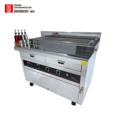 বৈদ্যুতিক বাণিজ্যিক বারবিকিউ গ্রিলস ওভেন 220V 15KW সুপার স্পিড