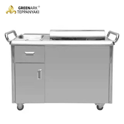 স্টেইনলেস স্টীল গ্যাস আউটডোর মোবাইল Teppanyaki স্টিক ফ্রাইং জন্য গ্রিল