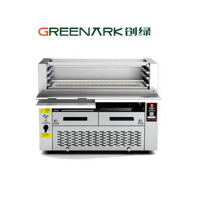 বাণিজ্যিক বৈদ্যুতিক গ্রিল 800°C উচ্চ তাপ 6.5kW সিই সার্টিফাইড