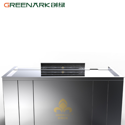 উচ্চ দক্ষতা Teppanyaki গ্রিল সঙ্গে 20mm খাদ্য-গ্রেড খাদ ইস্পাত countertop & স্মার্ট গরম