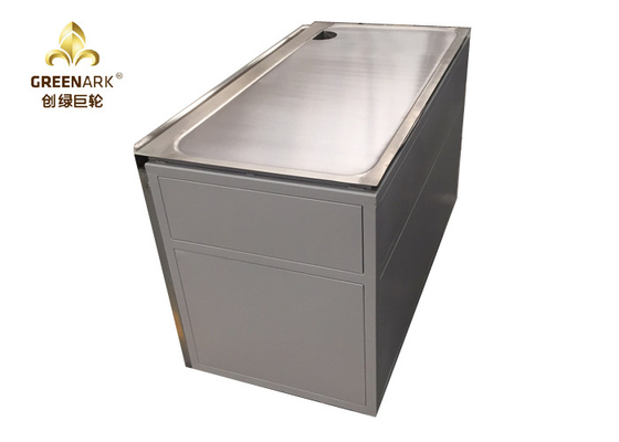 বৈদ্যুতিক গরম করা Teppanyaki গ্রিল উপরের নিঃসরণ 600mm প্রস্থ